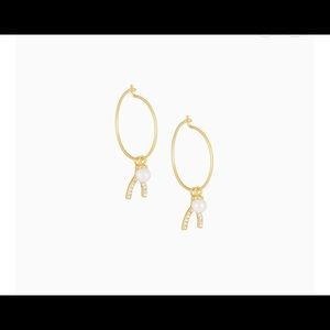 Uncommon James be lucky hoop earrings